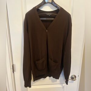 Brooks Brothers Brookstretch 100% Merino Wool Cardigan